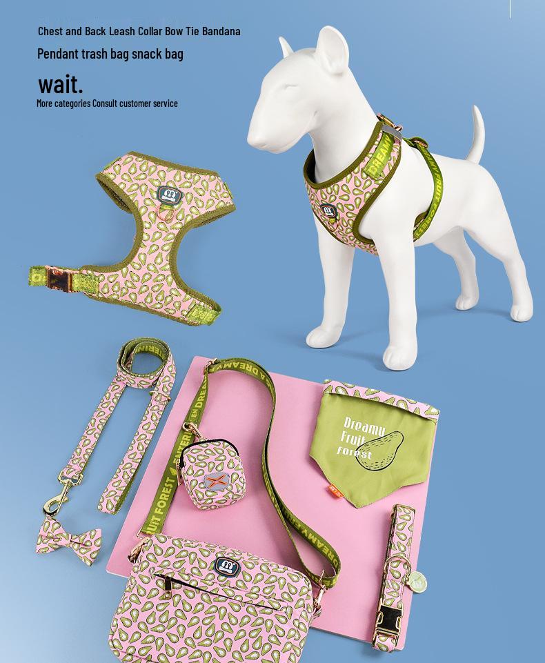 Pet Outing Poop Bag Dispenser with Fashion Print
