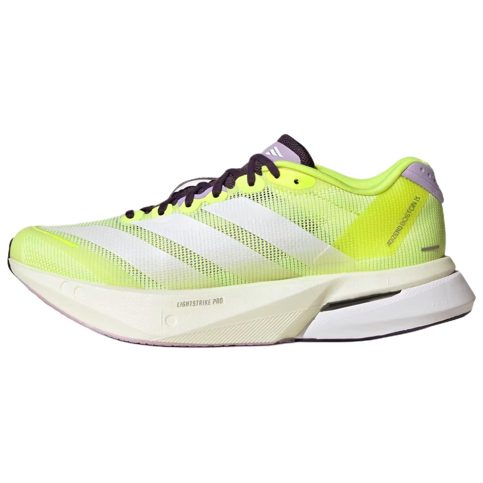 Adidas Adizero Boston 13 Comfortable Breathable Support Running Shoes Women sneaker Sunshine-Yellow JP9246 40