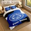 Bedding Set 1 Duvet Cover 2 Pillowcases Leicester City Print Soft Bed Linen Bedroom Decor