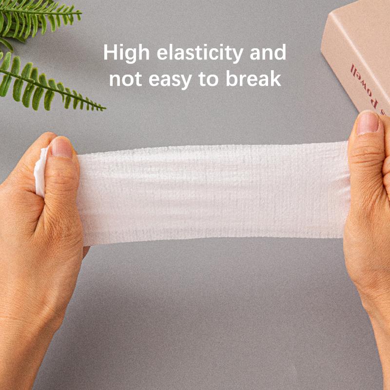 100 kusů Jednorázové Spa Obličejové Čelenky Pružné Netkané Měkké Péče o Pleť Vlasová Páska s Pohodlným Uzávěrem pro Kosmetický Salon