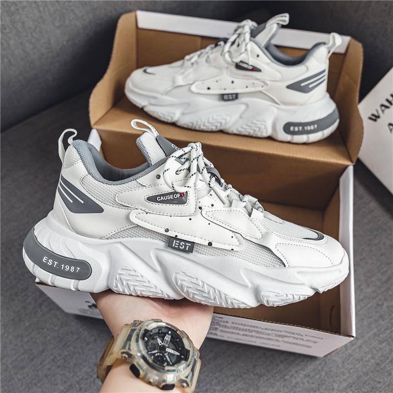 Popular Men's 2024 New Sneakers Breathable Soft Anti Slip Wear Resistant Fashion Running Shoes Comfortable Casual Training Shoes