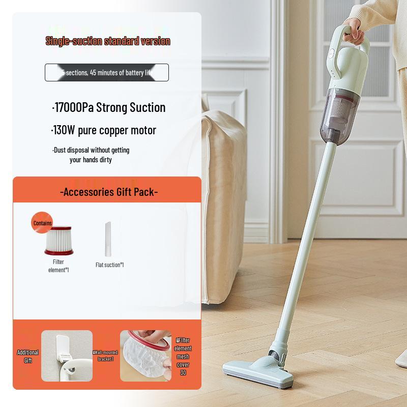 

Беспроводной пылесос TSUTAYA для дома: Высокая мощность всасывания, Длительное время работы от аккумулятора, Ручной, Пылесос и швабра для кошачьей шерсти