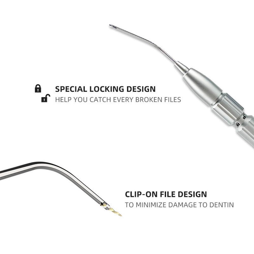 Dentalt Endodontiskt Endo Filsborttagningssystem Kit Endo Bruten Fil Borttagningsinstrument Set Rotkanal Filsxtraktor För Klinik