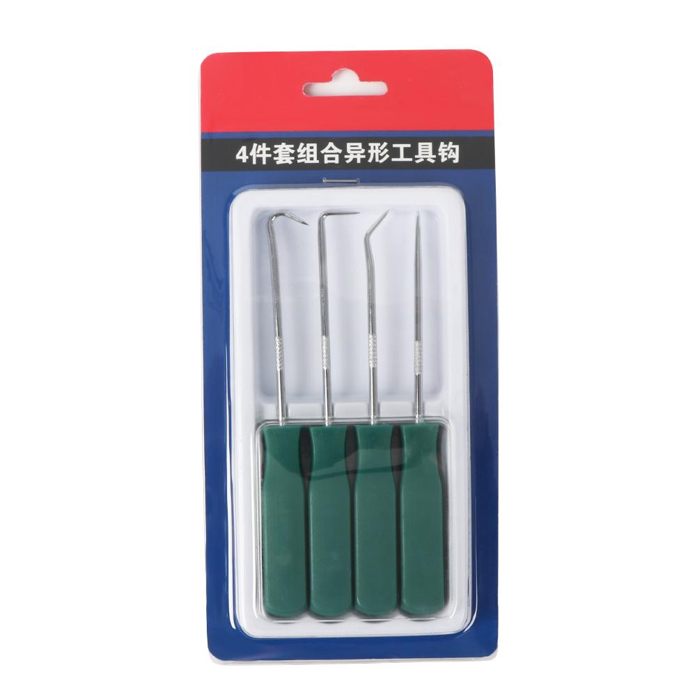 Hot Sale 4Pcs 135mm Car Auto Vehicle Oil Seal Screwdrivers Set O-Ring Seal Gasket Puller Remover Pick Hooks Repair Tools For Car