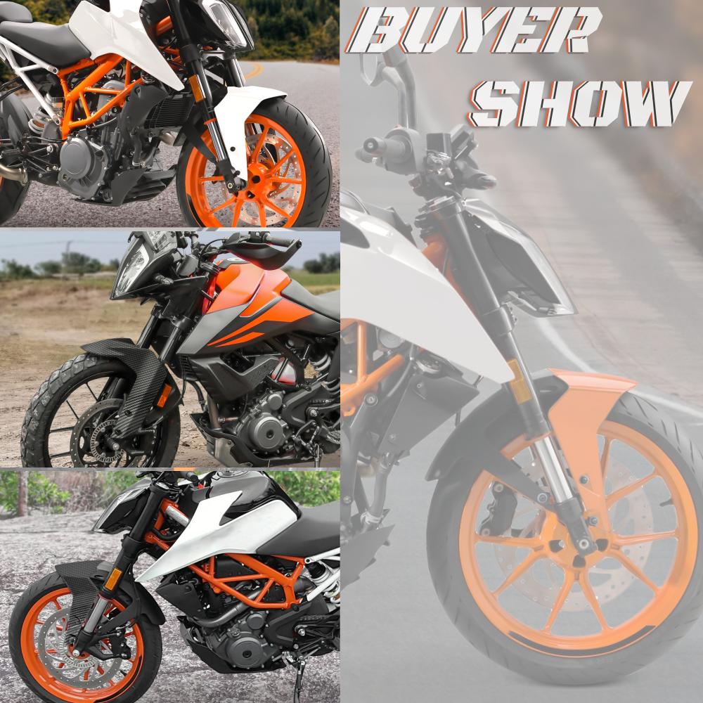 For Duke 390 Front Fender Mudguard For KTM Duke390 2017-2022 2018 2019 2020 2021 Motorcycle Wheel Cover Hugger Splash Guard