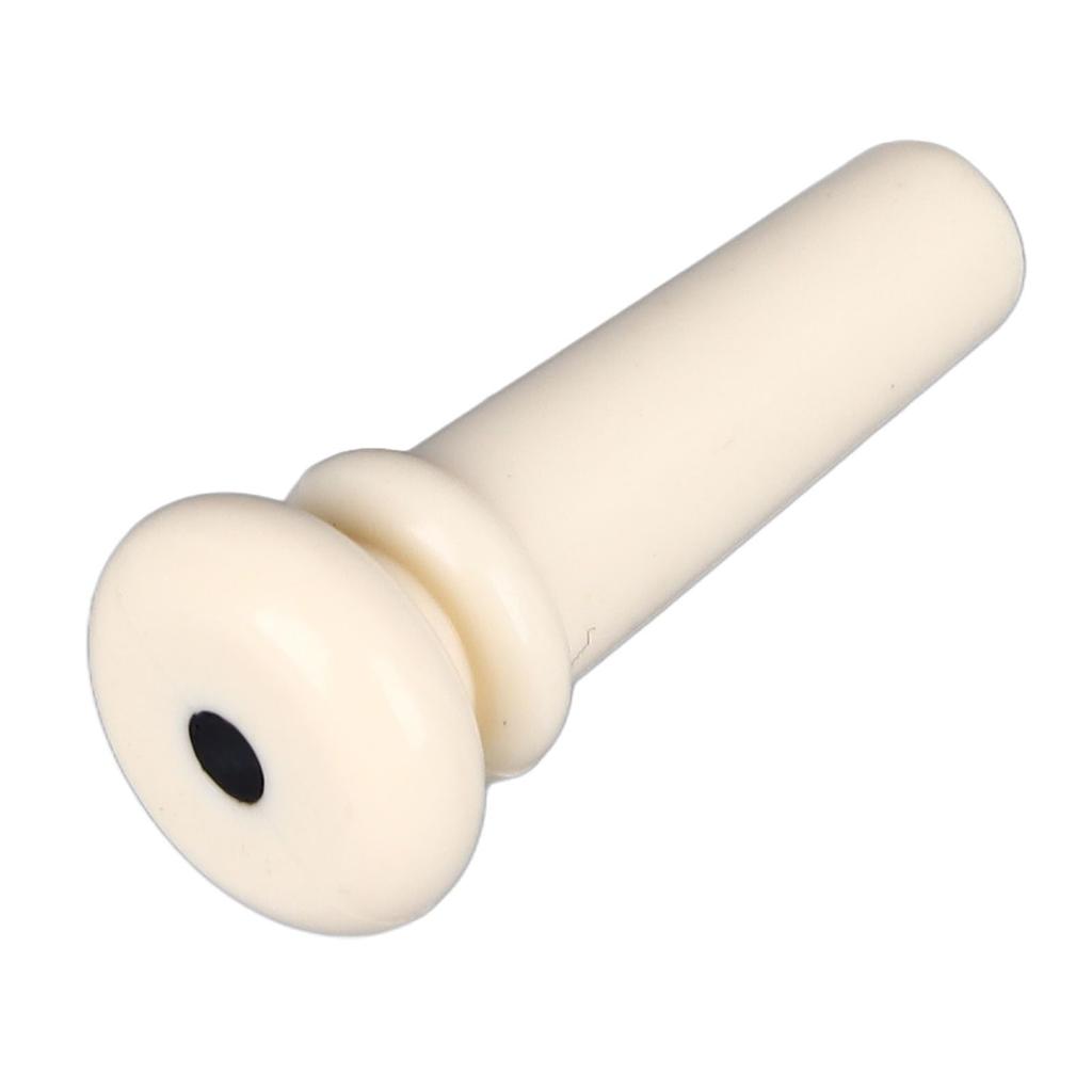 JGGLD Acoustic Guitar Pins Essential Synthetic Plastic Guitar String Pins for Strap Attachment Acoustic - [Strings, Guitar, Strap, Plastic] (White)
