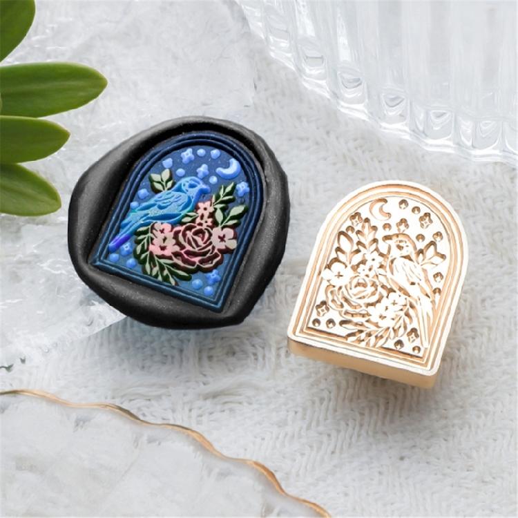 3D Embossed Wax Seal Stamp Head Replacement for Invitations Letter Envelope