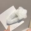 4Pcs Hairpin Plush Star Shape Bang Hair Clamp Kids Warm Autumn Winter Hair Clip Firm Hold No Scratch Hair Accessory