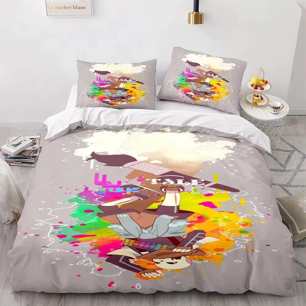 3d Print Game Undertale Frisk Sans Bedding Set Boys Girls Twin Queen Size Duvet Cover Pillowcase Bed Kids Adult Home Textiles