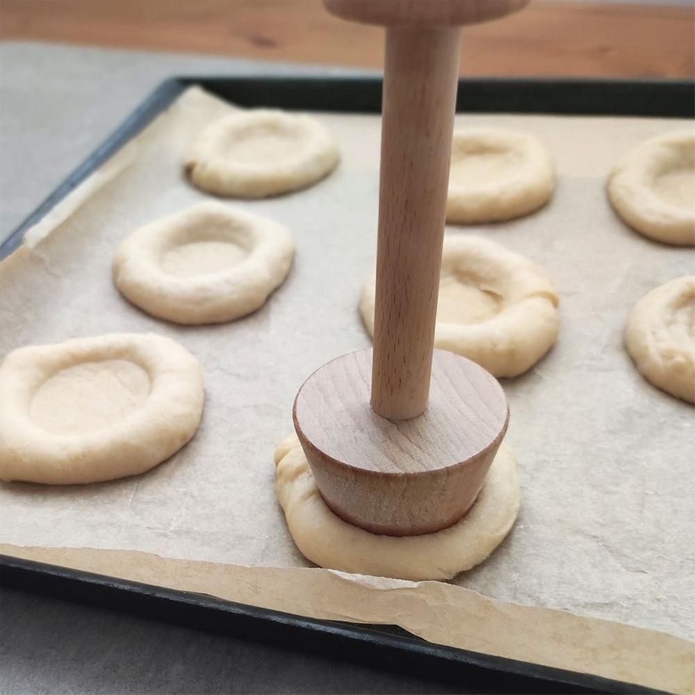 Zweiseitiger Holz-Tarteletten-Schläger