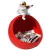 Nordic Creative Design Astronaut Fruit Dining Plate Ornaments Key Storage Living Room Dining Tabletop Entrance TV Cabinet Home Decoration