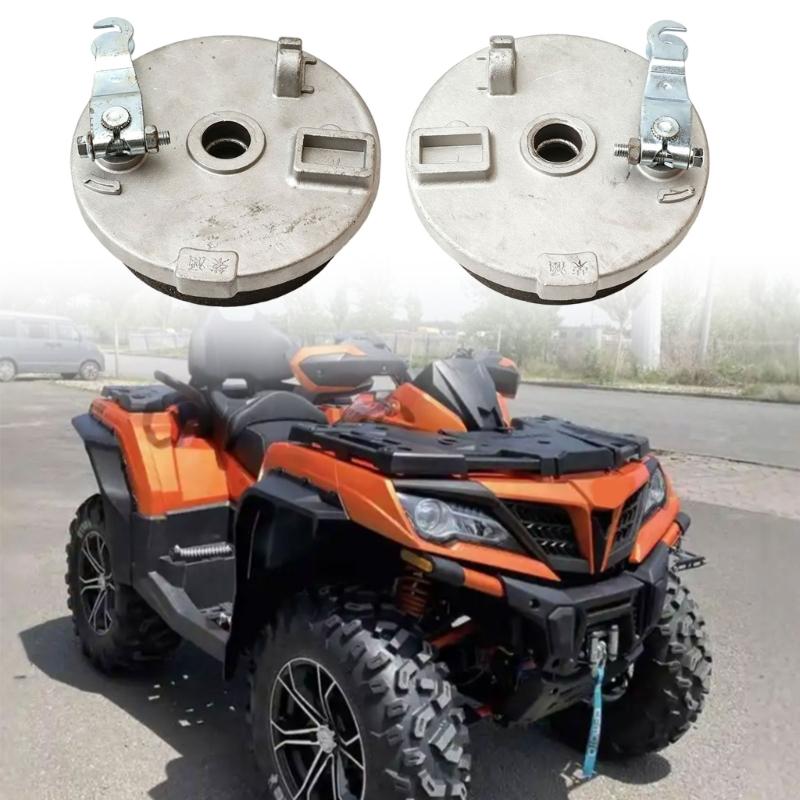 Round Front Brake Assembly Replacement Part for 110Cc Small Vehicle UTV Go-Kart Repair Use Front Brake Service