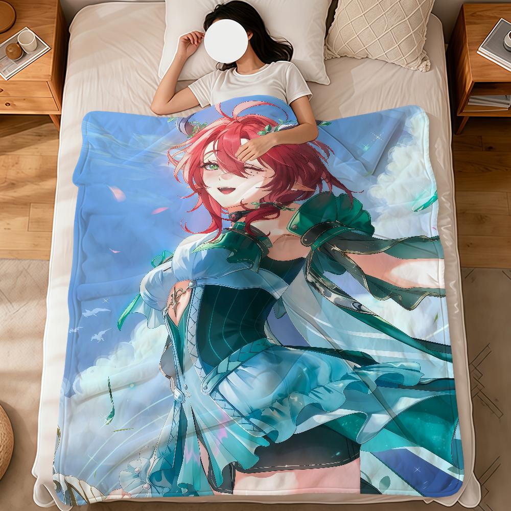 game wuthering waves Ciaccona soft warm plush blanket for dormitory sofa living room pet hogar bedroom gift nap home Flannel