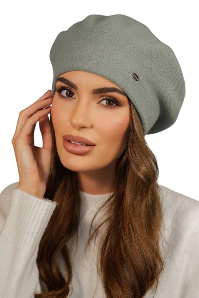 Women' Wool Beret Winter Mint Color - Kiang