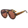 Round Oversized Sunglasses Women Men Vintage UV400 Protection Luxury Oval Sun Glasses Shades For Female Unisex