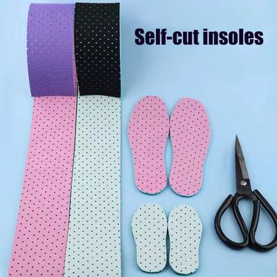 Plantillas de Corte Libre de Doble Cara Cortar para Ajustar Inserto de Zapato Plantilla Universal Transpirable de Absorción de Impactos para Adultos Niños
