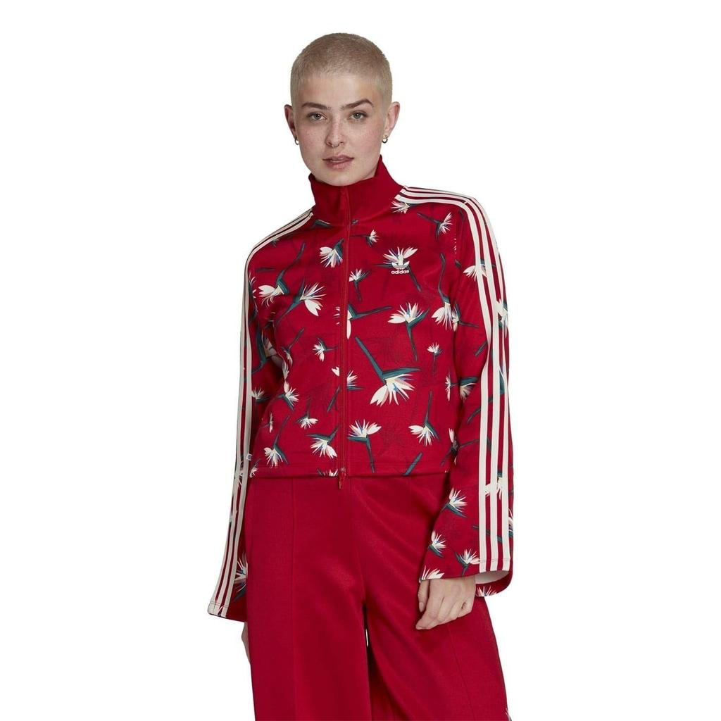 Adidas Womens/Ladies Originals Floral Bell Sleeve Track Top