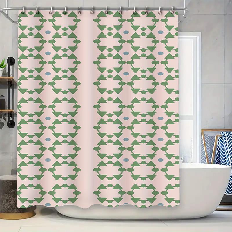 

Retro Sports Typography Shower Curtain Classic Team Logo Decor for Bathrooms Vintage Collection 90x180cm