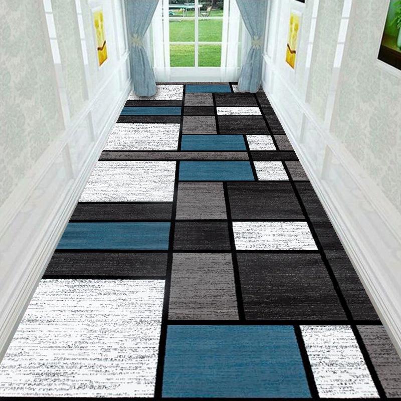 Moderne Geometrische Gestreepte Runner Vloerkleed Antislip Wasbaar Hal Tapijt voor Entree Gang Keuken Slaapkamer Woondecoratie 40x60cm 16x24inch