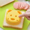 3pcs/set Sandwich Mould Bear Rabbit Car Shaped Bread Mold Cake Biscuit Embossing Device Crust Cookie Cutter Pastry Baking Tools