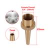 Brass Multi-Directional Straight Fountain Sprinkler Adjustable 1/2" 3/4" 1" Internal Thread Garden Pond Decorative Fountain