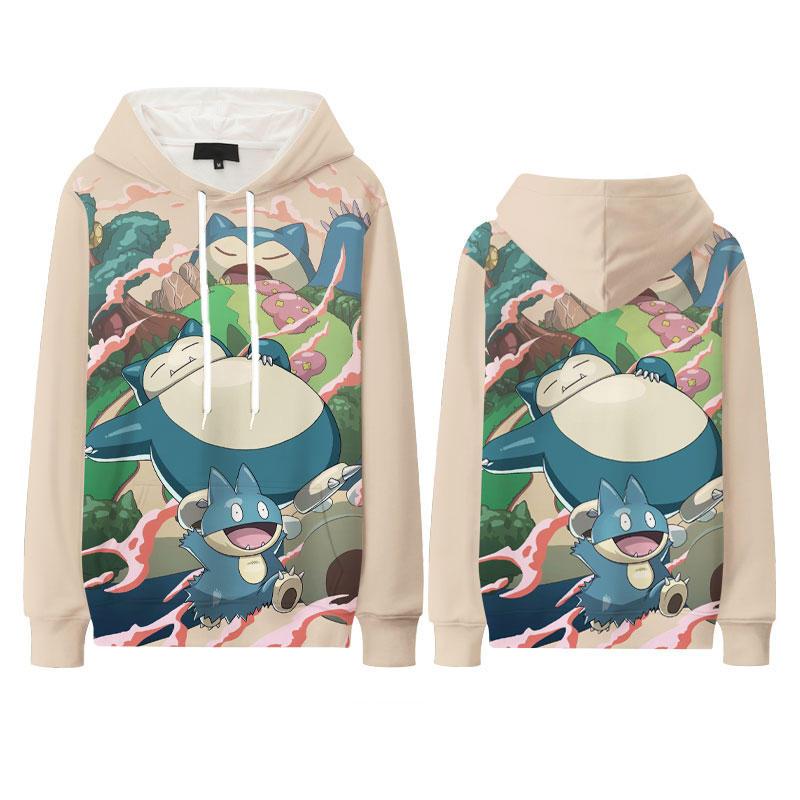 Potdemiel Dame Hettegenser Pokémon Pikachu Tegneserie Hettegensere 3d Trykk Genser Trendy Dame Streetwear Klær For Vår Høst Topper