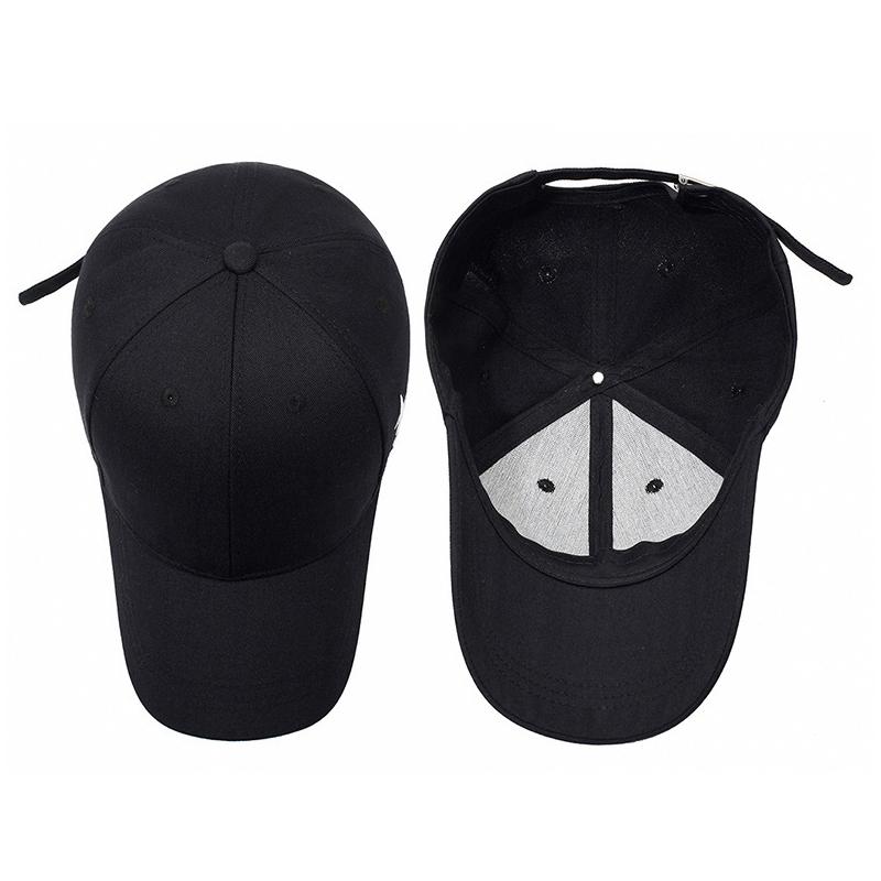 Spring Side Embroidered Cross Sport Cap Sunshade Baseball Cap for Young Men Women