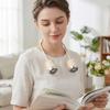 360° Bendable Hanging Neck  Fan Low Noise Around Neck Cooler Neck Electric Fan  Summer Season