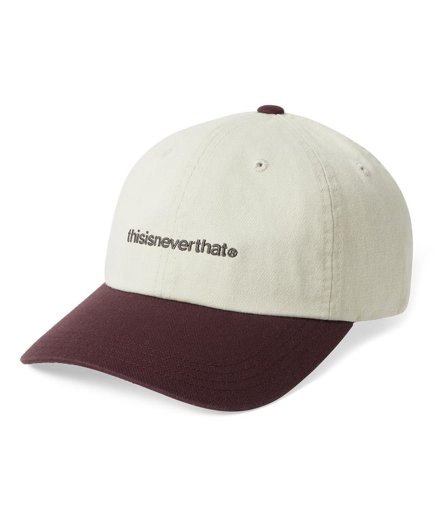 THISISNEVERTHAT T-Logo Cap Ivory/Burgundy
