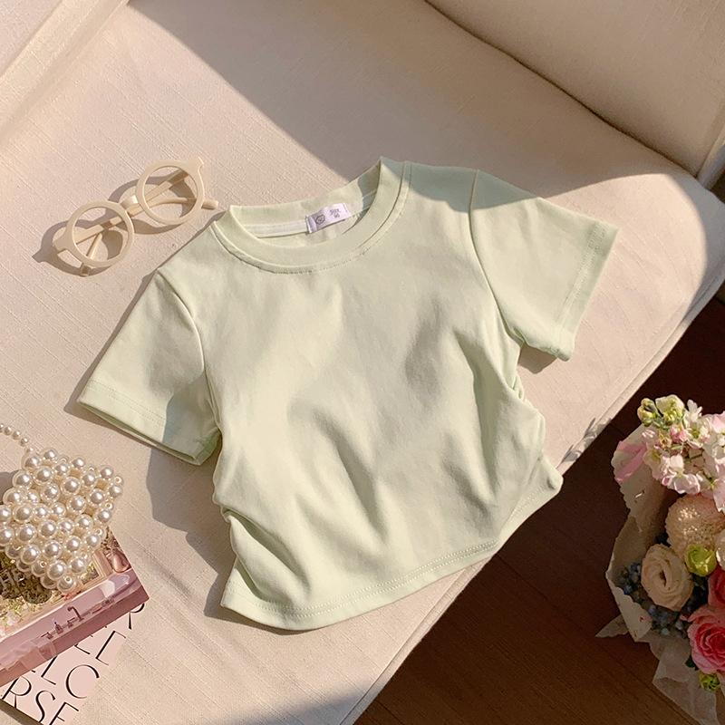 

Girls Casual Short-sleeved T-shirt For Summer, Cute Children s Top 100cm