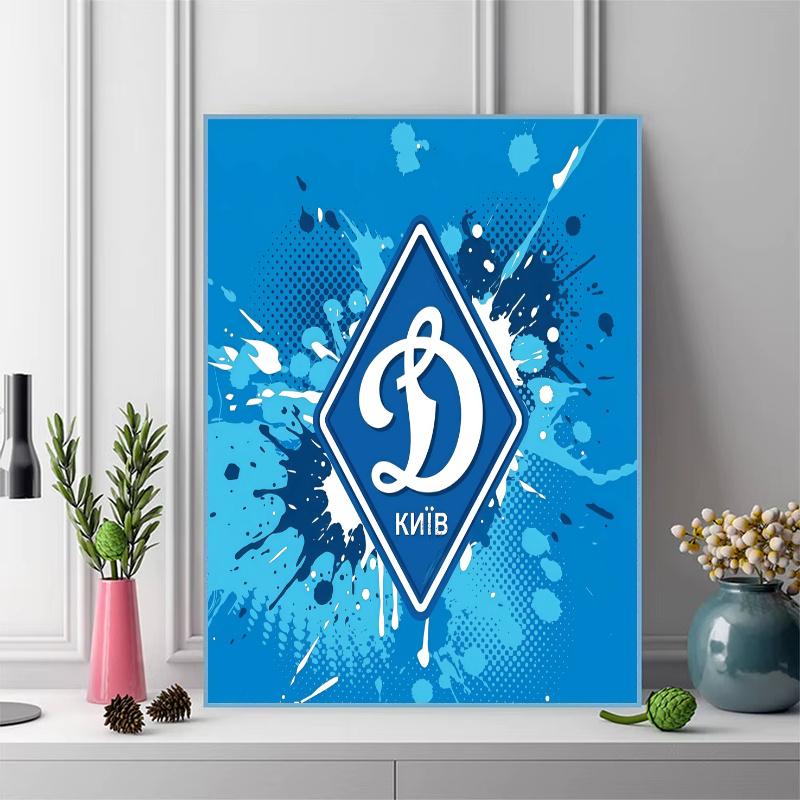 FC Dnipro 100% Round Full Drill 5D DIY Diamond Painting Embroidery Cross Stitch Rhinestone Décor