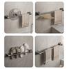 30/40/50Cm Self-Adhesive Bathroom Towel Rack Holder Without Drilling Kitchen Cabinet Dishcloth Rack Hand Towel Hanger Rod