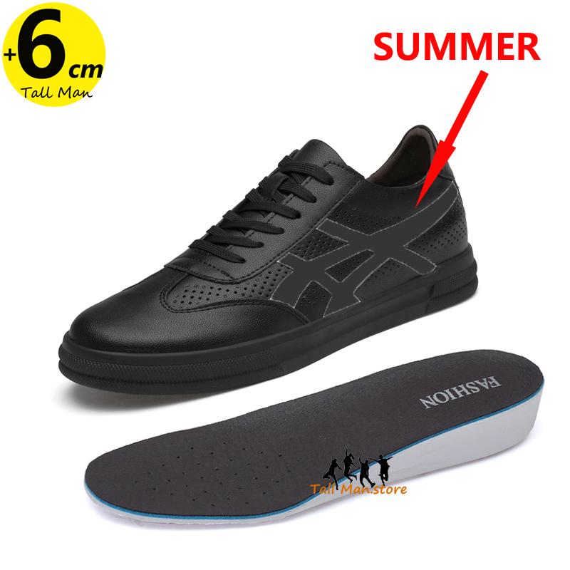 1002 Sneakers Men Elevator Height Increase Insole 6cm Man Leisure Fashion