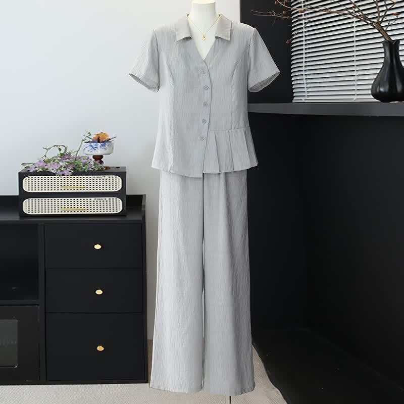 Yu Zhaolin Women s Summer Two-Piece Set 3XL