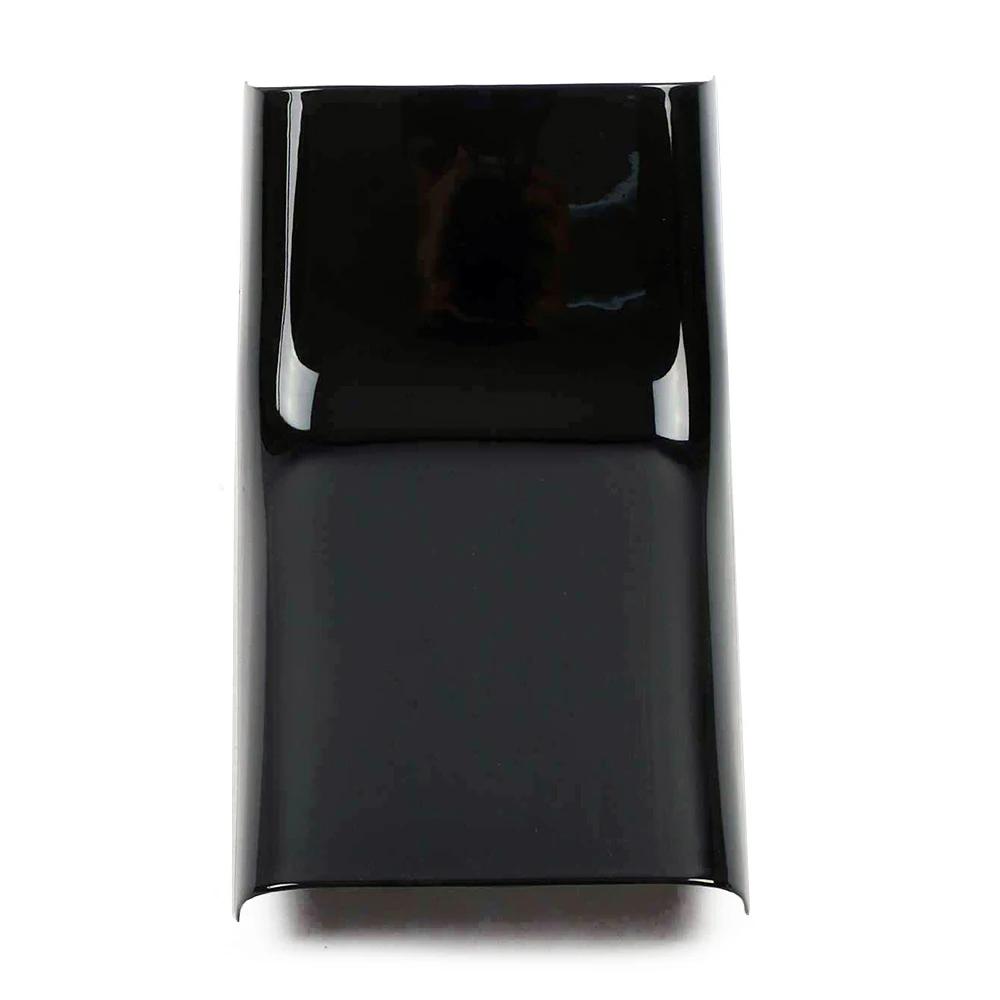 For Tesla Model 3 Central Console Storage Box Armrest Box Rear AC Outlet Vent Panel Cover Trim Black Carbon Fiber Color