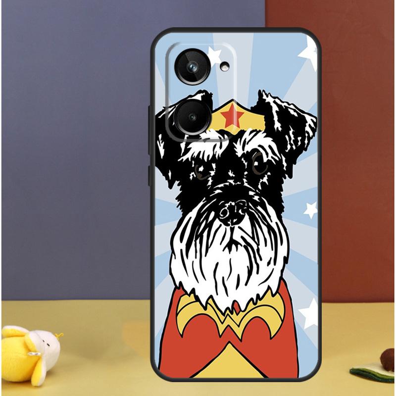 Cartoon schnauzer dog For Realme 15 Pro GT7 10 11 12 13 14 Pro Plus C67 C65 C63 C61 C55 C53 C51 C35 C71 C75 Case