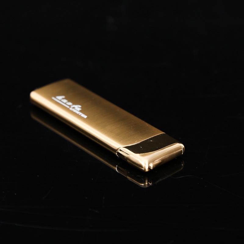 Sipike Ultra-Thin Windproof Metal Lighter with Customizable Print - Creative Gift for Smokers