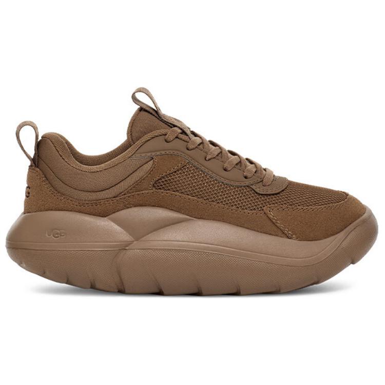 UGG Fabric Versatile Commuter Trendy Comfortable Low-Top Casual Shoes Women sneaker Brown 1166011-HCK