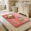 Kawaii Rilakkuma Bear Door Mat Nordic Style Bedroom Living Room Doormat Home Balcony Anti-Slip Alfombra