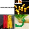 2025 Chinese Style Red Lantern: Dragon Boat & Mid-Autumn Festival Decorative Pendant with Luminous Design for Spring Festival & National Day.