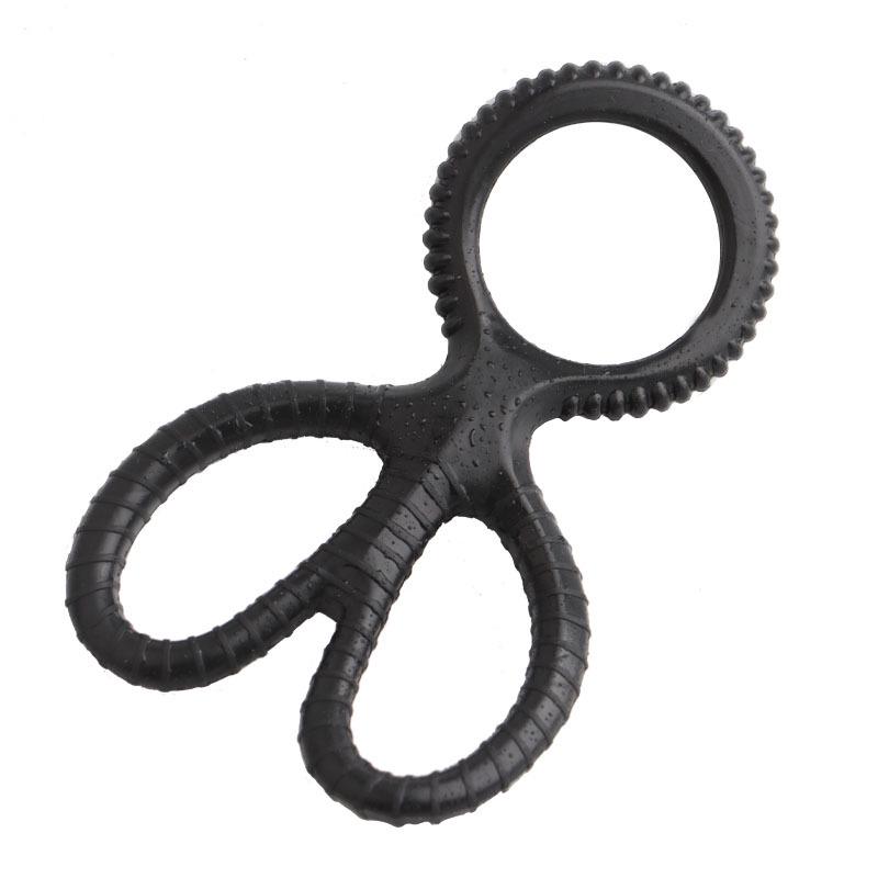 Men's Anti-Ejaculation Ring: Penis Lock, Sperm Control, Testicle Support, Foreskin Sleeve, Adult Product