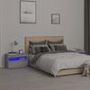 Vidaxl LED Nightstands, 2 Pcs., Sonoma Oak Grey, 60X35X40 Cm