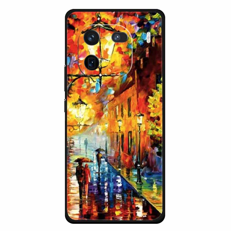 Für Vivo Iqoo 12 Hülle Weiches Silikon Katze Eule Mode Rückseitenabdeckungen für Vivo iQOO 12 Pro Hüllen Marmor Stoßfeste Handyhüllen Iqoo12