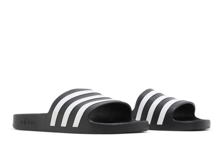 adidas Adilette Aqua Slides Core Black Cloud White