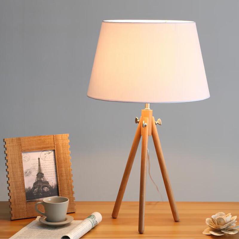 UOSU Simple Floor Lamp with Beige Linen Shade
