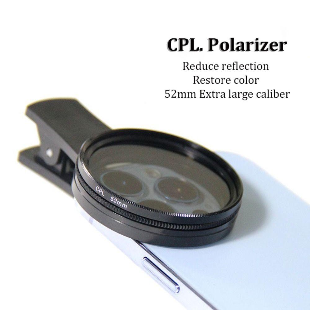 with Clip Polarizer Professional Phone Filter Universal CPL Camera Lens Filter  for All Phone