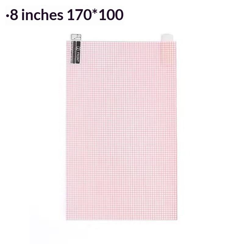 10Pcs Cuttable Screen Protector Film Grid Guide Anti Static Universal Clear Protective Sheet For Phone Gps Navigator Diy Cutting