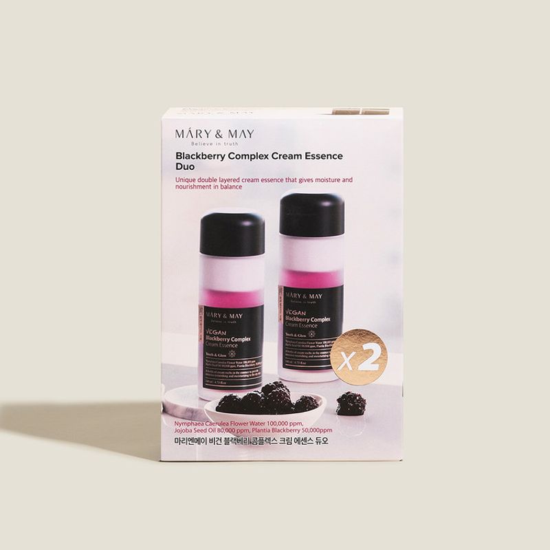 

[Mary&May] Vegan Blackberry Complex Cream Essence Duo (140ml x 2ea)
