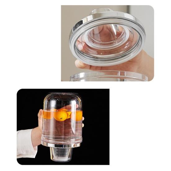 900/1400/2000/2600ML Sealed Jar with Airtight Lid Large Capacity Clear Fruit Dry Goods Nuts Grain Cereal Seasoning Tea Leaf Container Storage Box