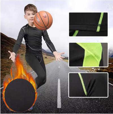 Children Boys Winter Warm Thermal Underwear Set Plus Velvet  Thermo Underwear Masculino Long Johns Girls Lucky Johns Fitness